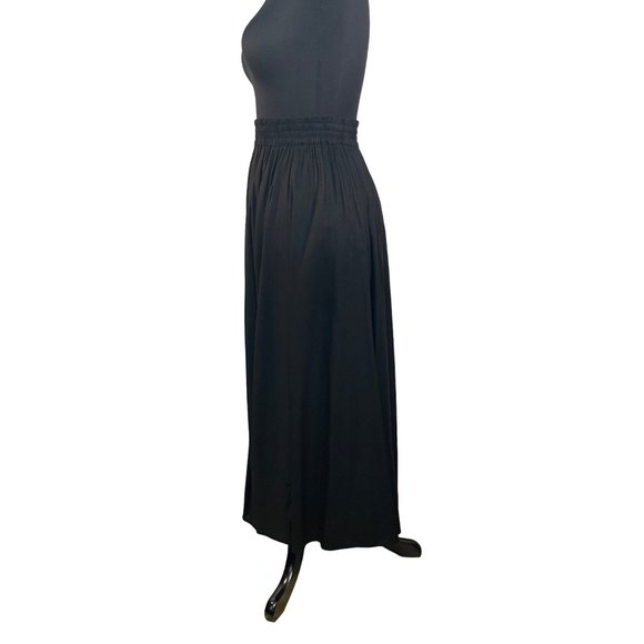 Lassen Sportswear Size Medium Black Rayon Skirt with Pockets - Picture 3 of 8